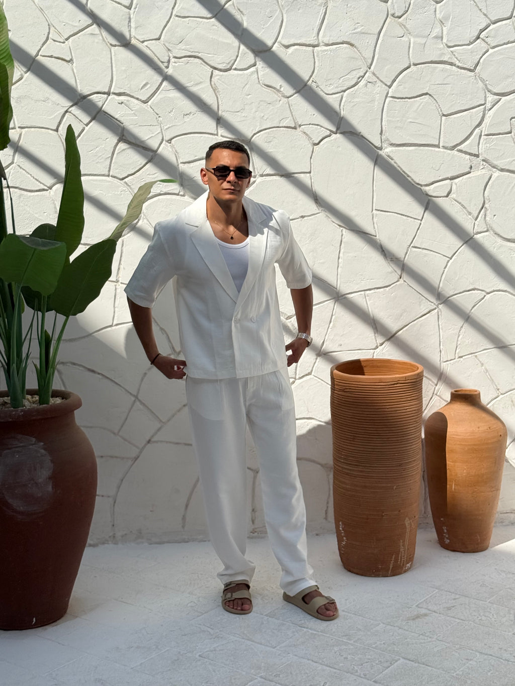 Men's Classic set - Premium pure linen