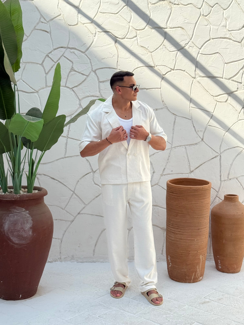 Men's Classic set - Premium pure linen