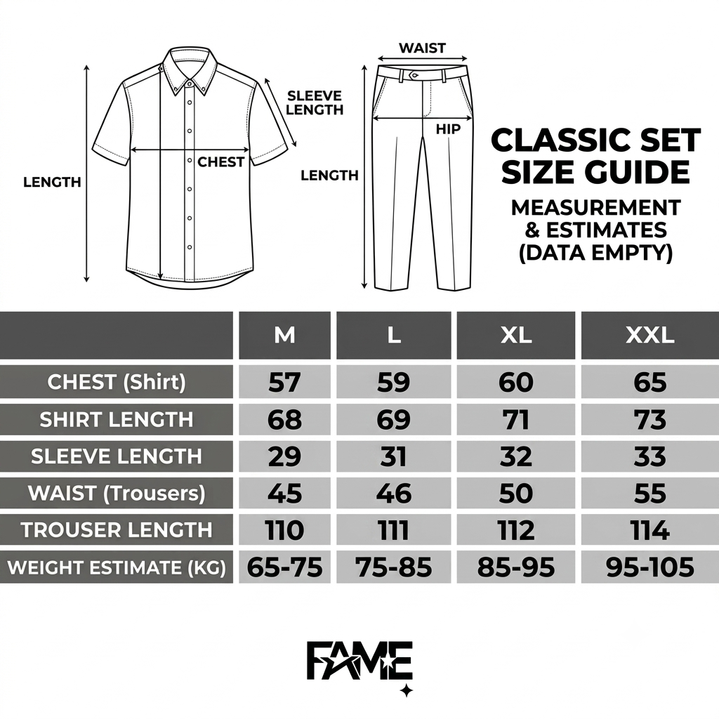 Men's Classic set - Premium pure linen