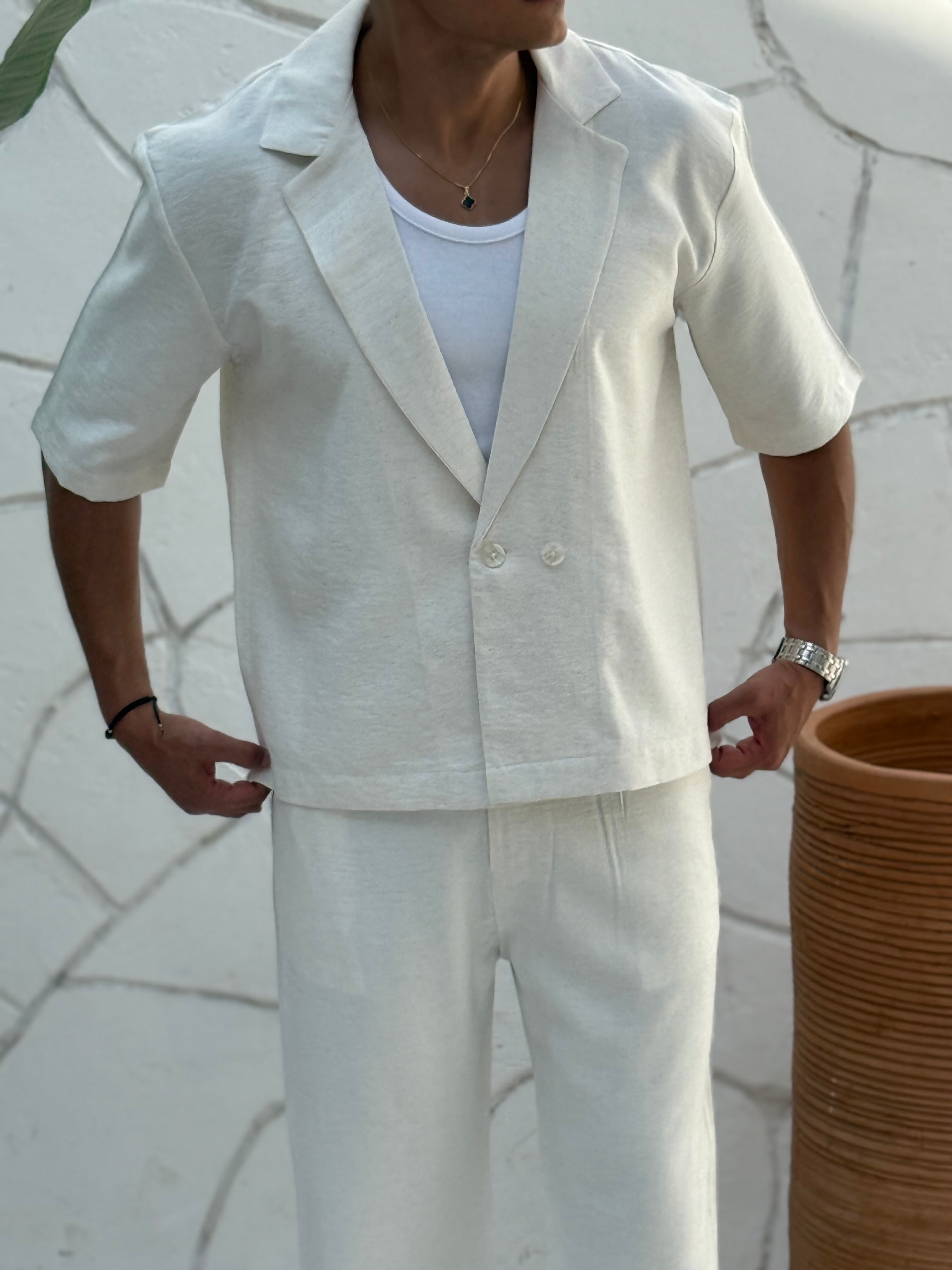 Men's Classic set - Premium pure linen