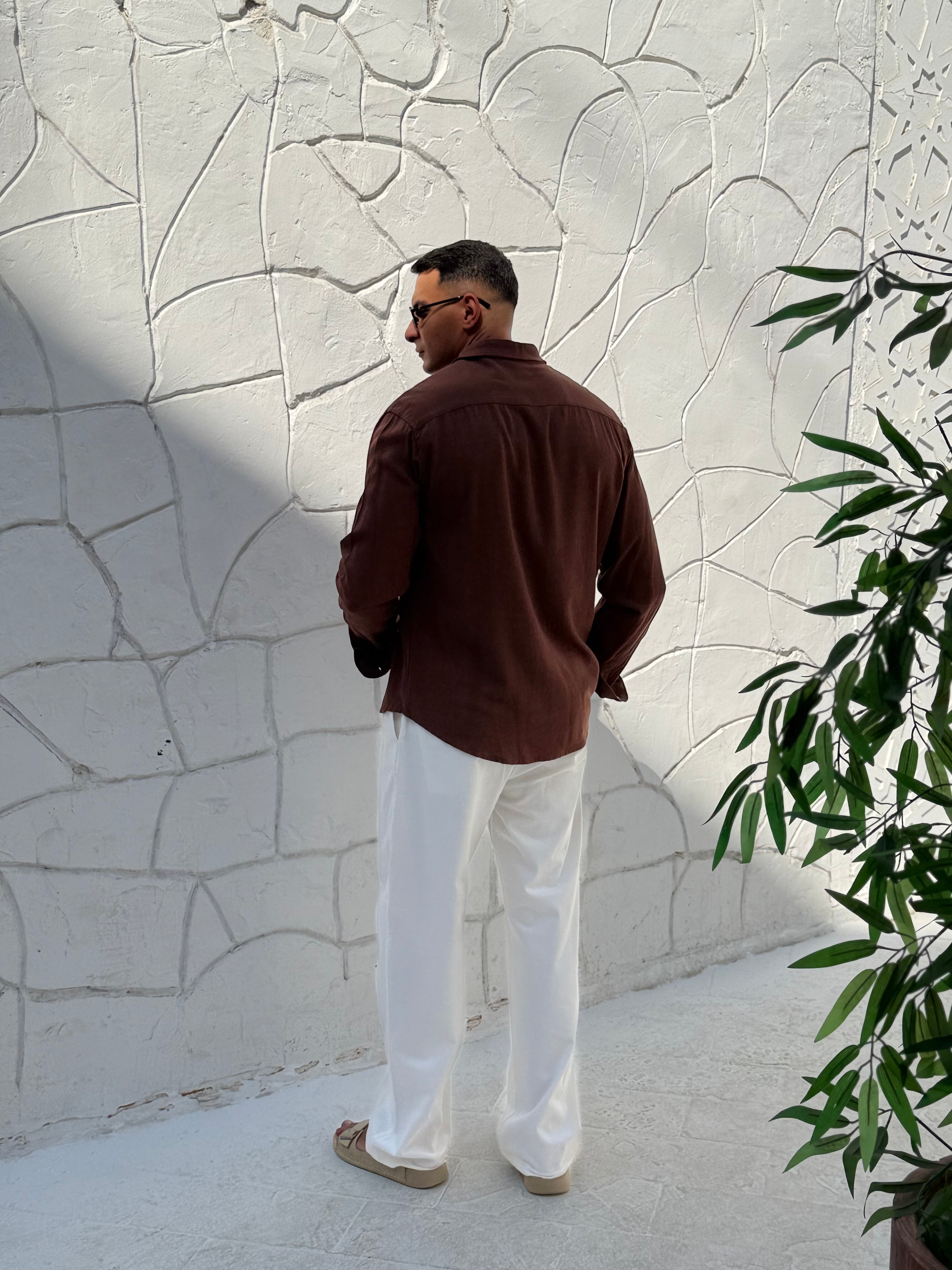 Men's Pure Linen Shirt