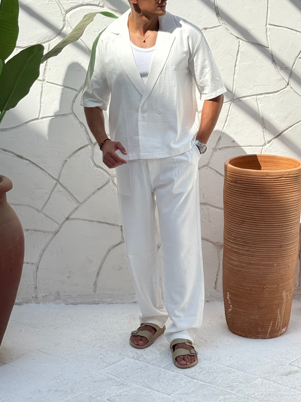 Men's Classic set - Premium pure linen