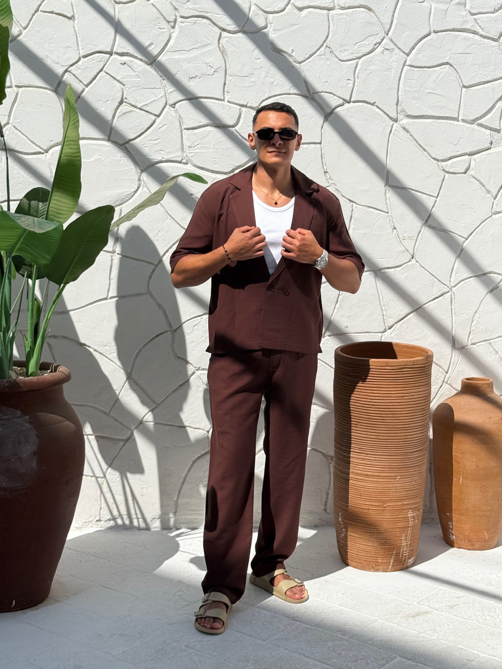 Men's Classic set - Premium pure linen