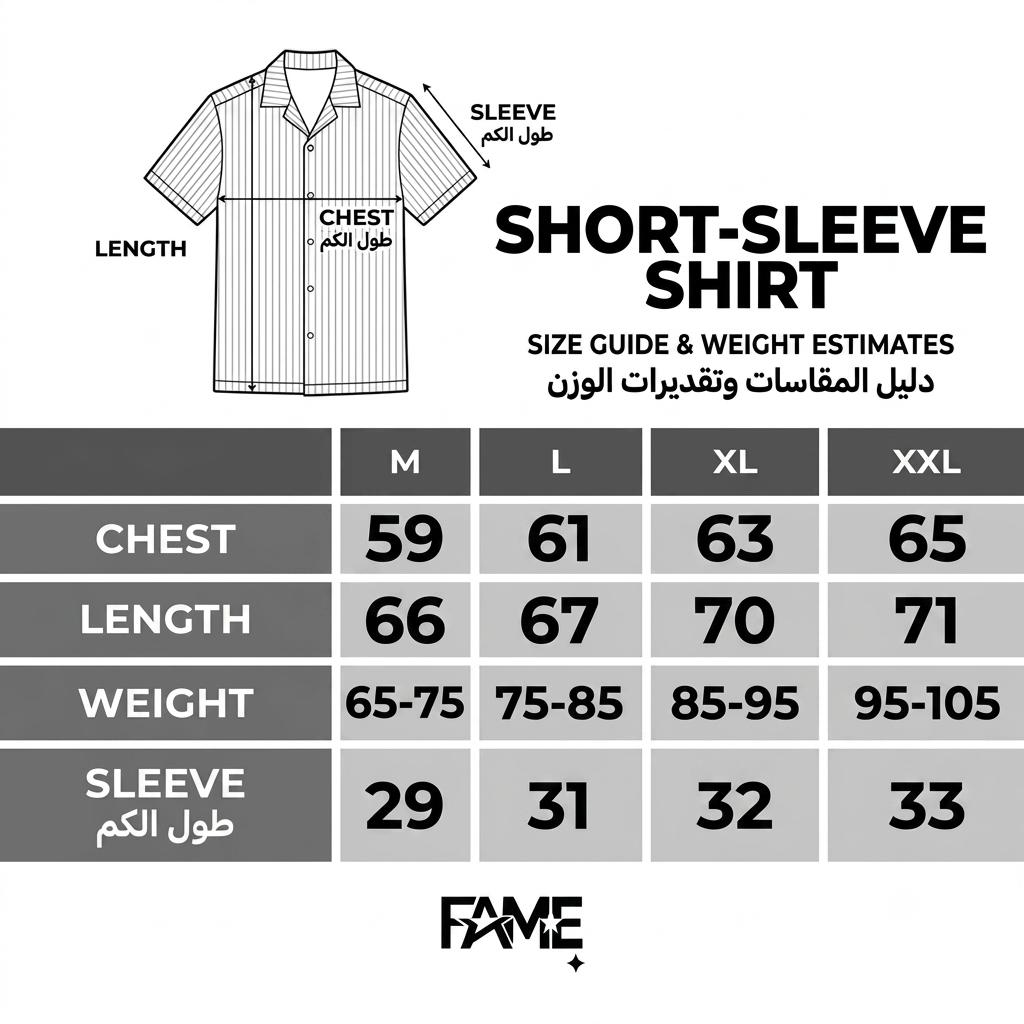 Linen shirt Striped with half sleeves